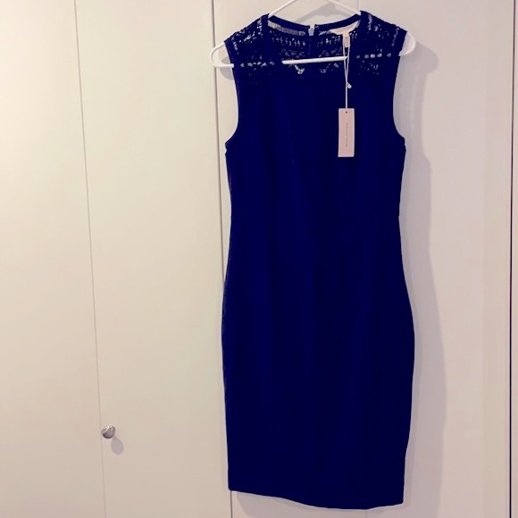 NWT Rebecca Taylor Sheath Lace Dress Sz: 6 - Picture 4 of 9